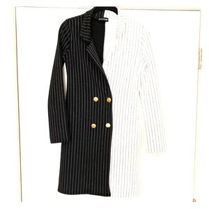 Blazer two-toned dress